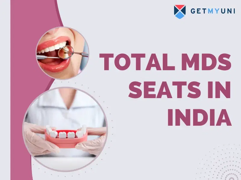 Total MDS Seats in India 2025: College and Department Wise