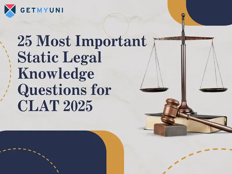 25 Most Important Static Legal Knowledge Questions for CLAT 2025