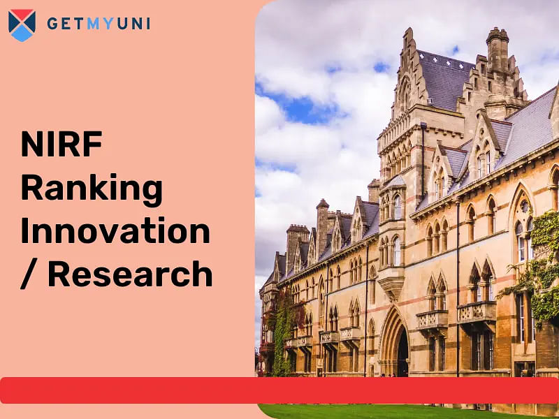 NIRF Ranking 2024 Innovation/ Research - Full List of Colleges