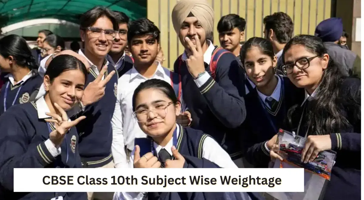CBSE Class 10th Subject Wise Weightage 2026 - Check Subject Wise Weightage