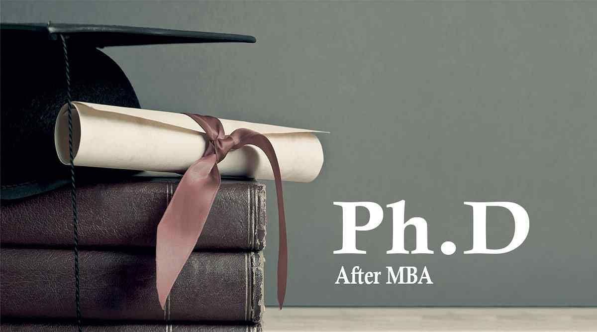 can we do phd after mba in india