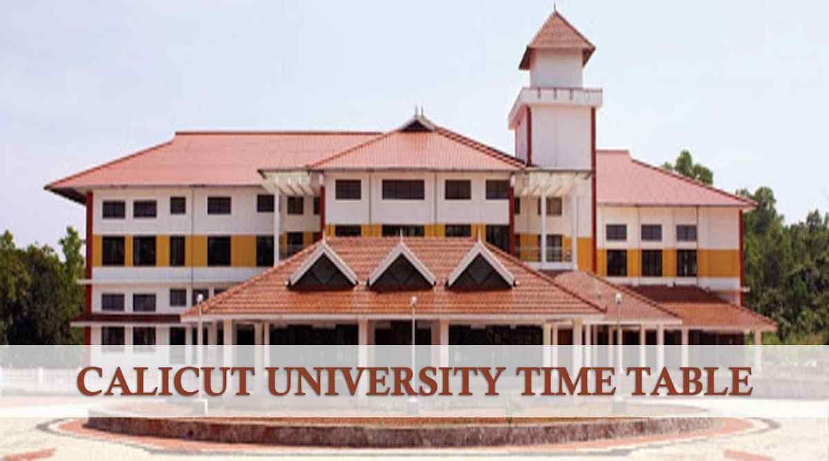 Calicut University Time Table 2023
