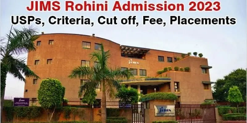PGDM admissions 2023 open at JIMS Rohini, Apply Now