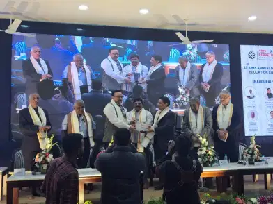 PCET's Executive Director Dr. Girish Desai Honored with Visionary Educator India Award at AIMS Convention