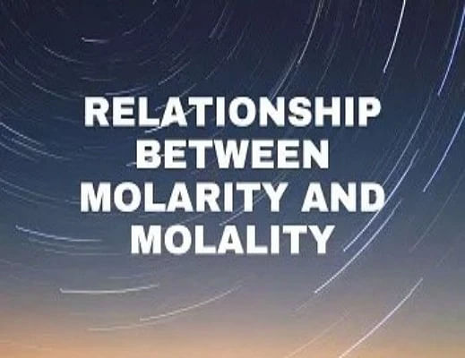 Relation Between Molarity And Molality