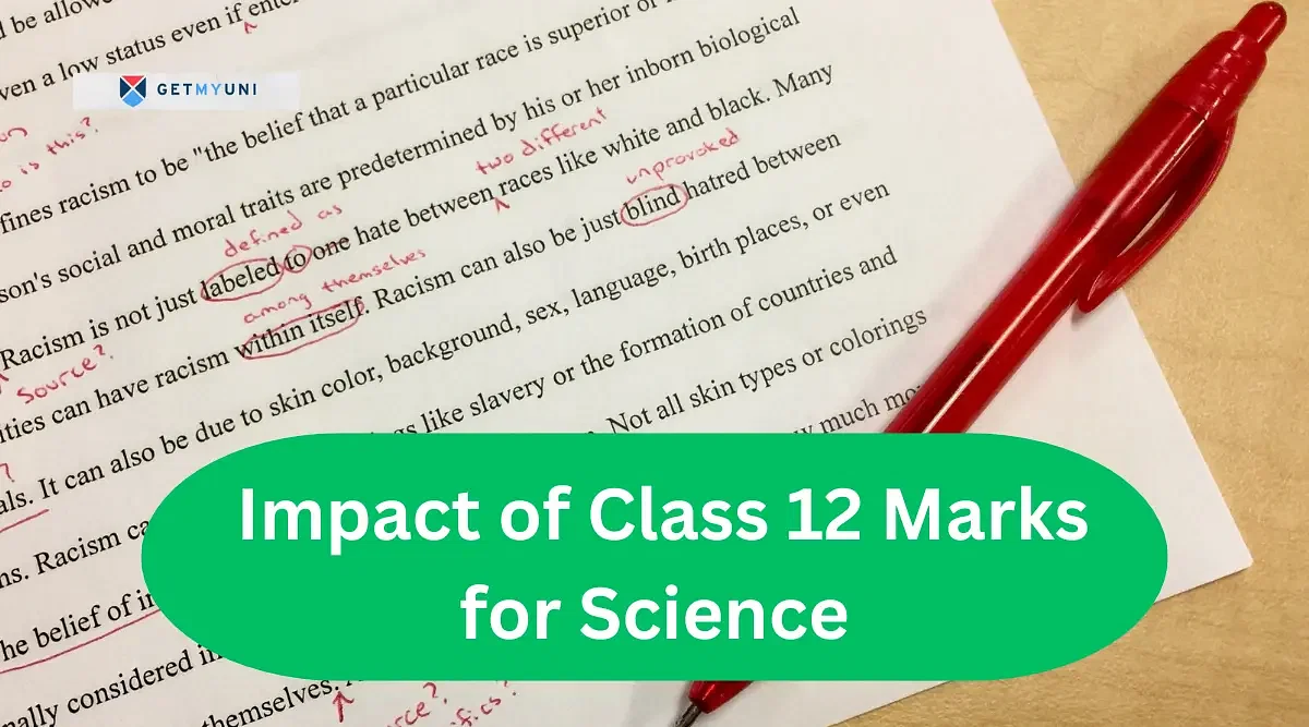 Impact of Class 12 Marks for Science