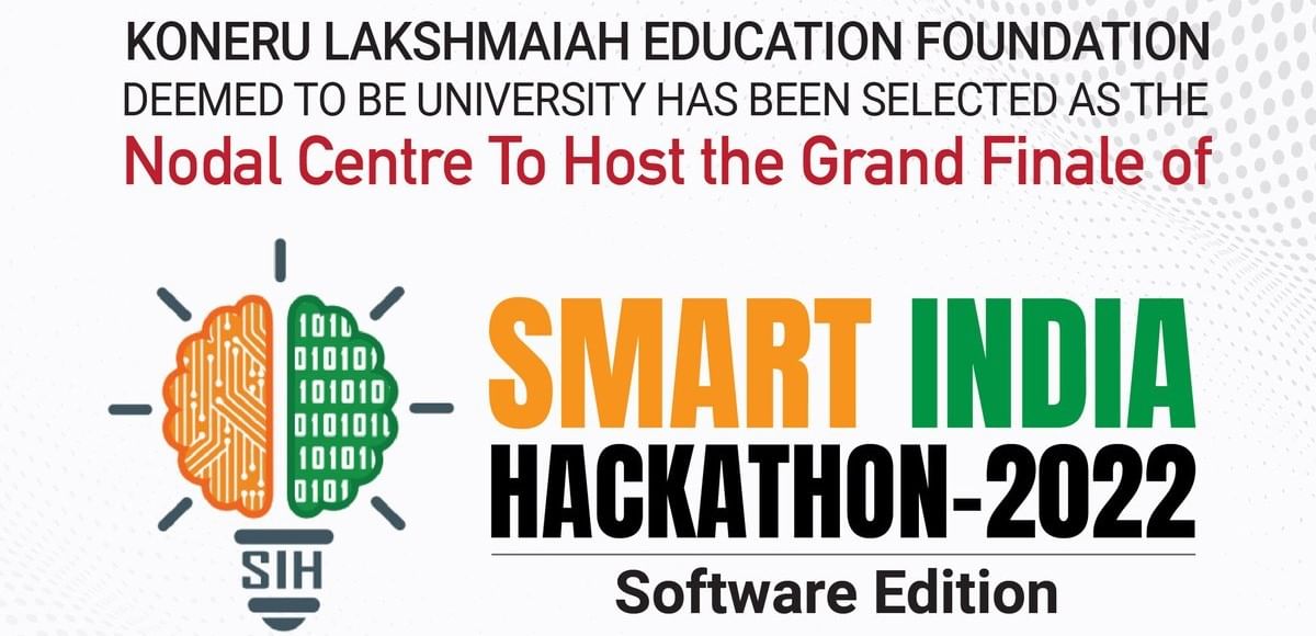 KL Deemed to be University to Host Smart India Hackathon 2022