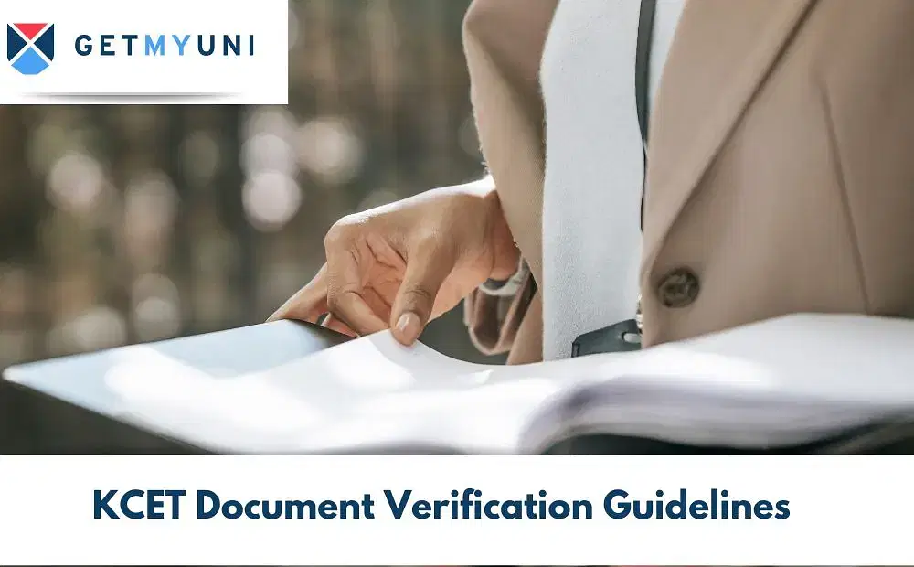 Document Verification Guidelines for KCET 2025