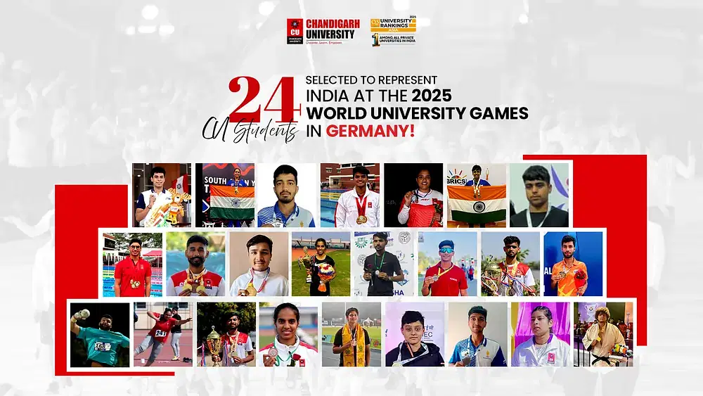 Rhine-Ruhr 2025 FISU World University Games: 24 CU Students Selected to Represent India at the 2025 World University Games in Germany!