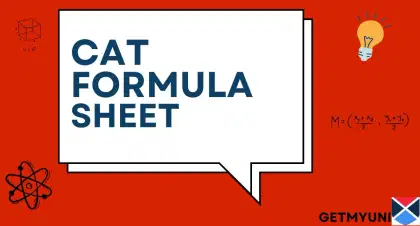 CAT Formula Sheet: List of Important Formulas for CAT 2024 Preparation