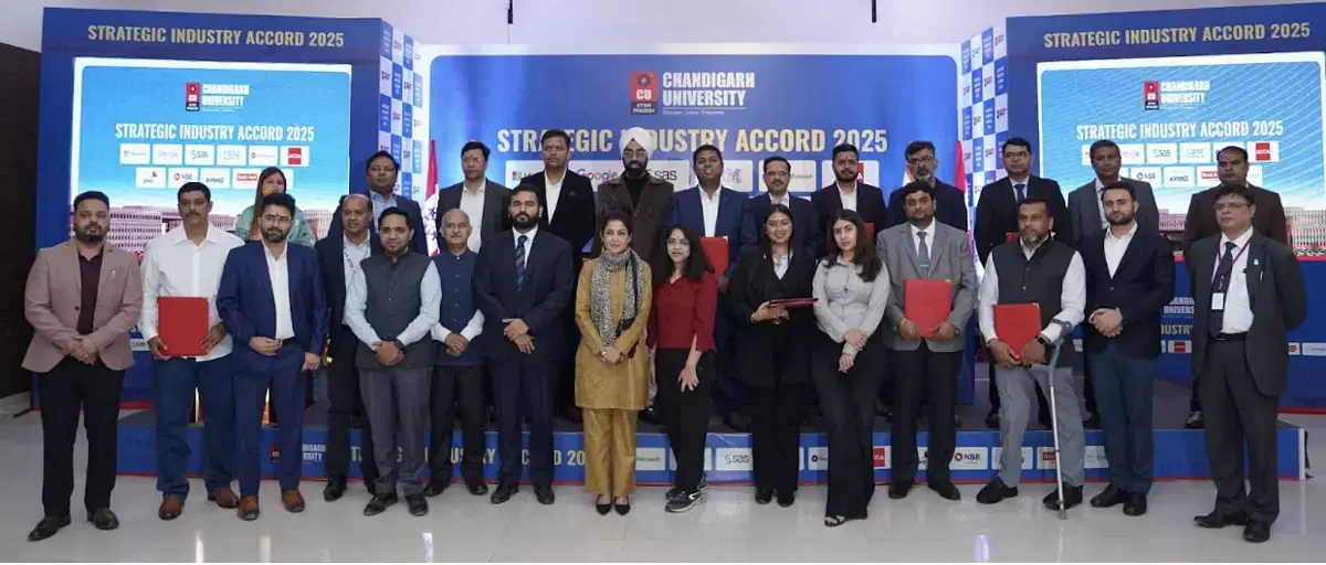 Chandigarh University Uttar Pradesh Becomes First in India to Partner with 10 Global Industry Giants in a Day to Launch Future-Ready Programs