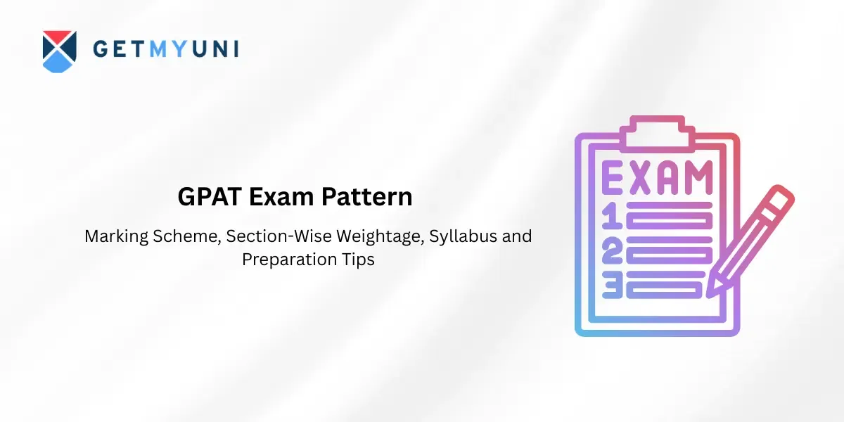 GPAT Exam Pattern 2026: Marking Scheme, Section-Wise Weightage, Syllabus and Preparation Tips
