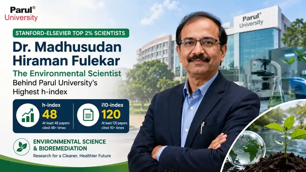 Dr. Madhusudan Hiraman Fulekar: The Environmental Scientist Behind Parul University's Highest h-index