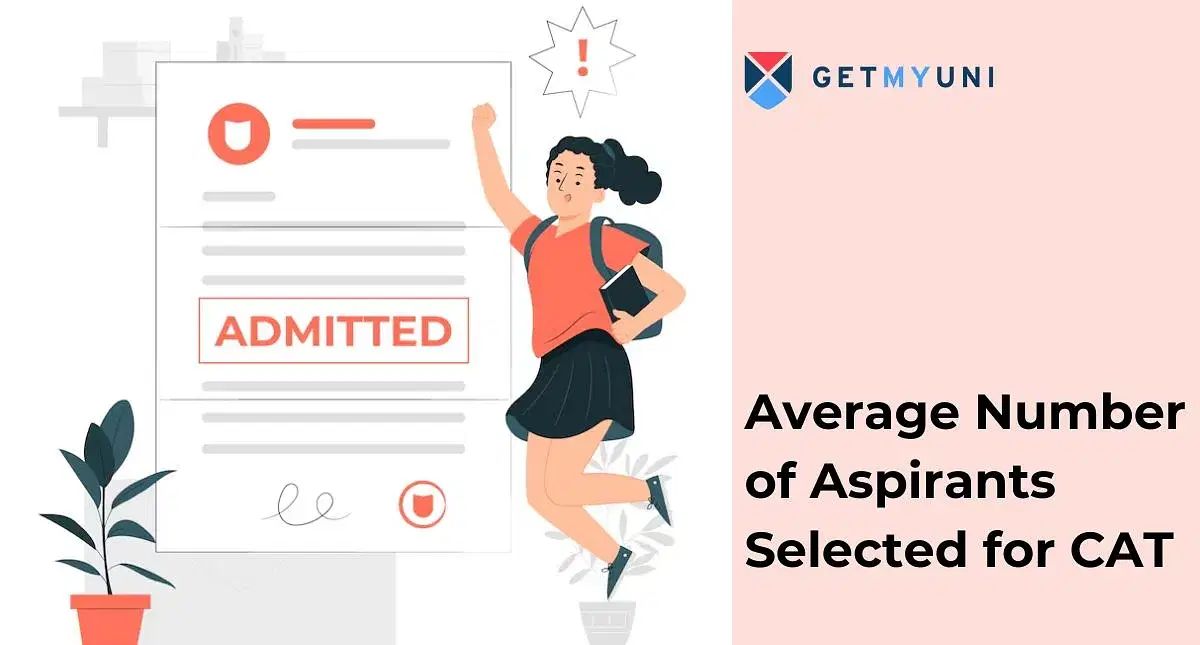 Average Number of Aspirants Selected for CAT