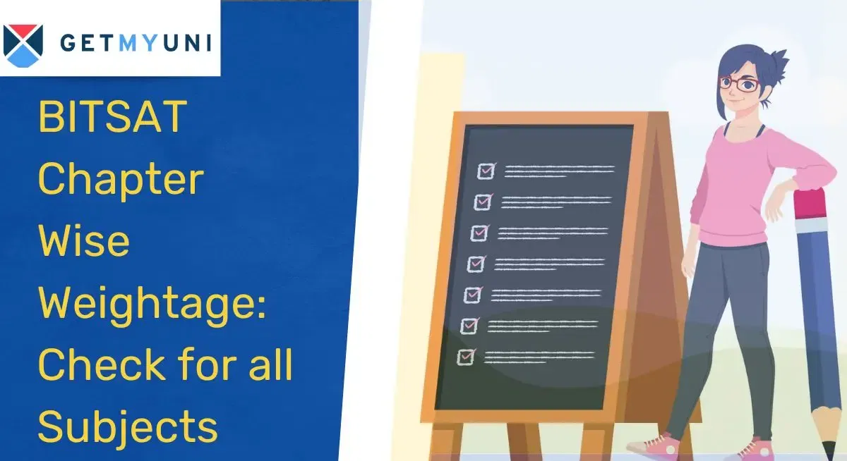 BITSAT Chapter Wise Weightage: Check for all Subjects 