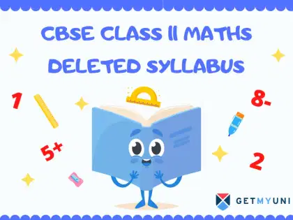 CBSE Class 11 Maths Deleted Syllabus 2025-26