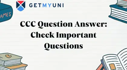 CCC Question Answer: Check Important Questions