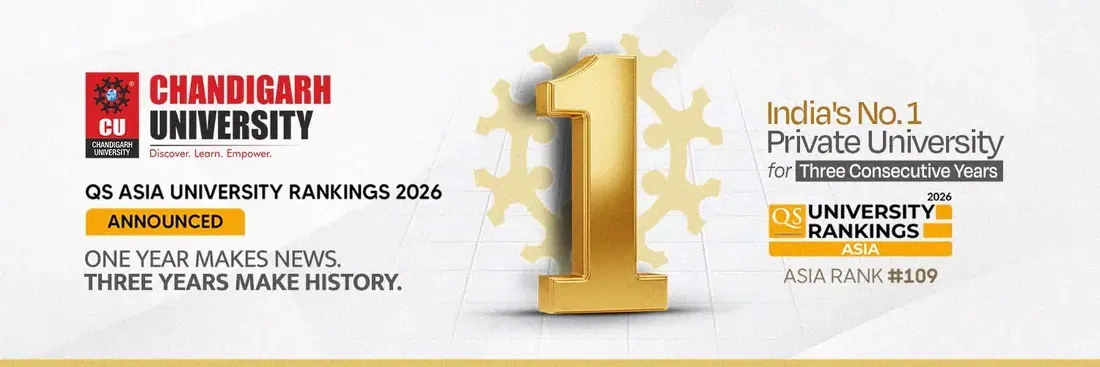 Chandigarh University Retains India’s #1 Private University Position in QS Asia Rankings for the Third Consecutive Year