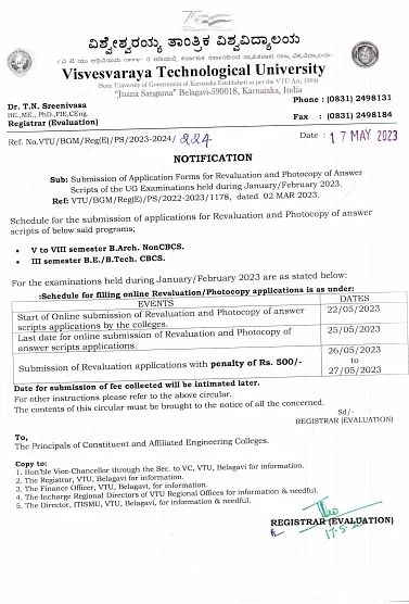 vtu course work results 2023