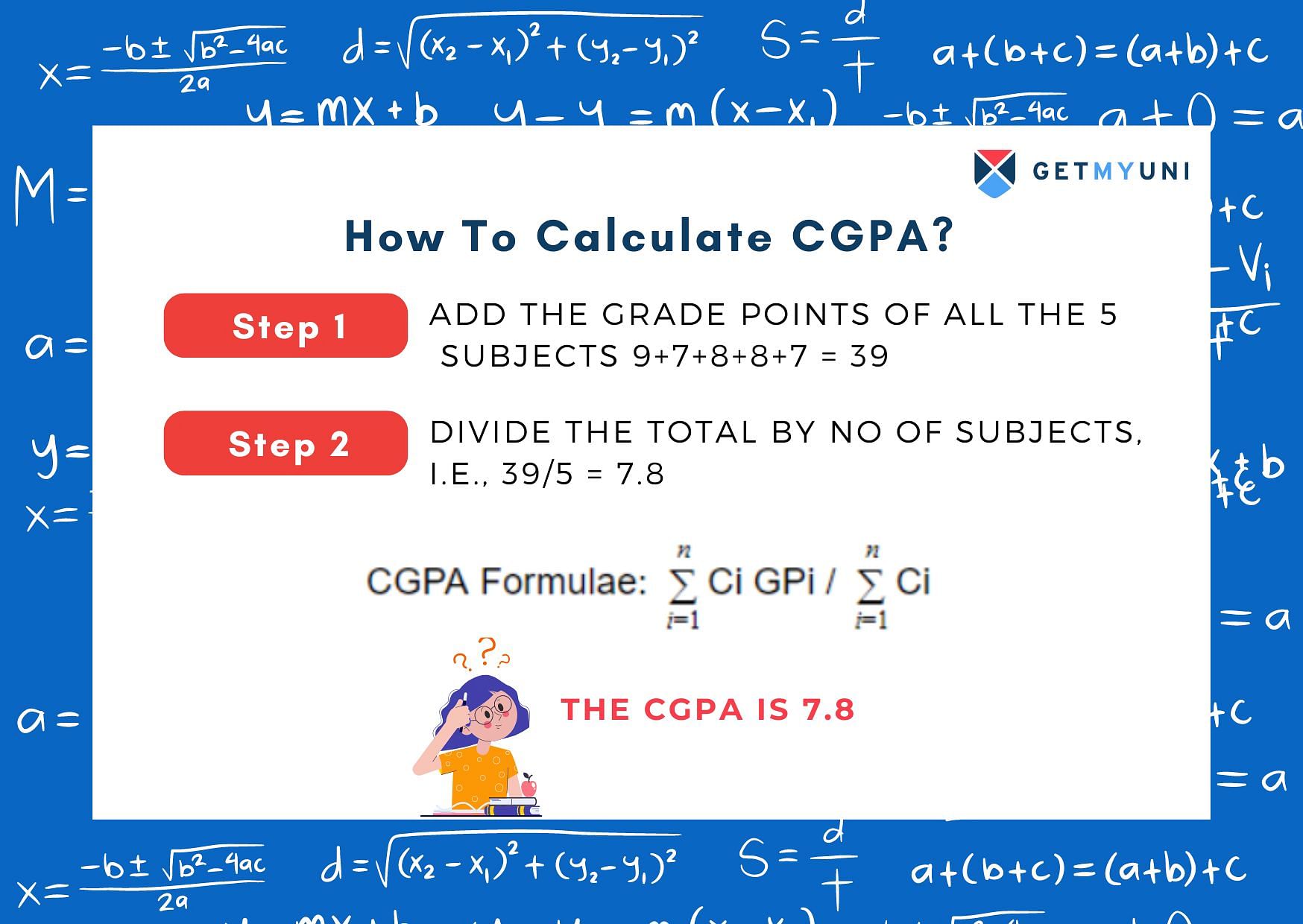 Steps to Calculate CGPA