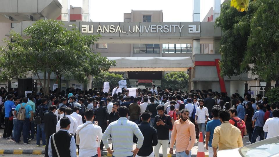 Controversies emerge as Students of Ansal University Protest