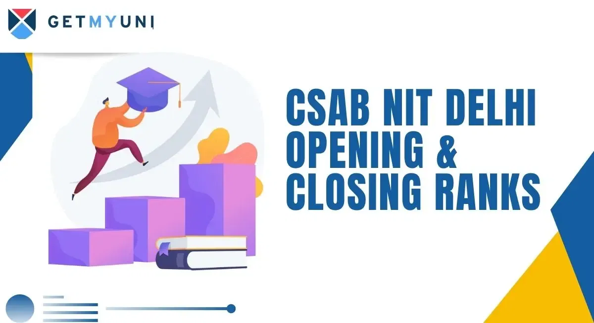 CSAB NIT Delhi Opening & Closing Ranks 2025