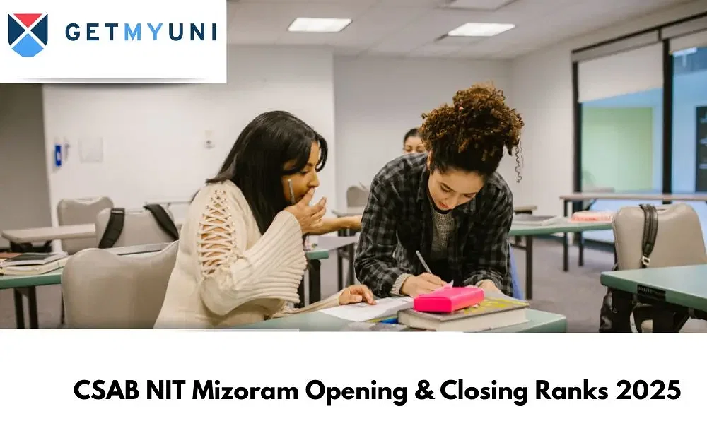 CSAB NIT Mizoram Opening & Closing Ranks 2025