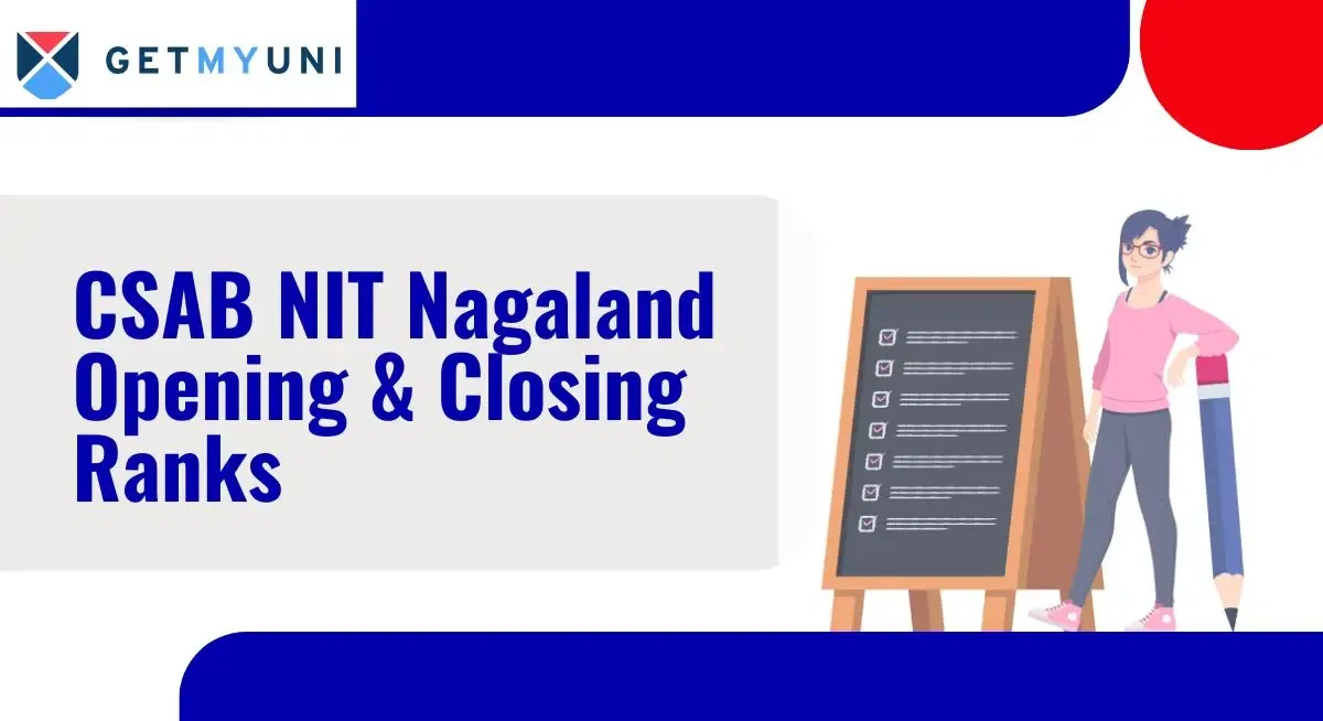CSAB NIT Nagaland Opening & Closing Ranks 2025