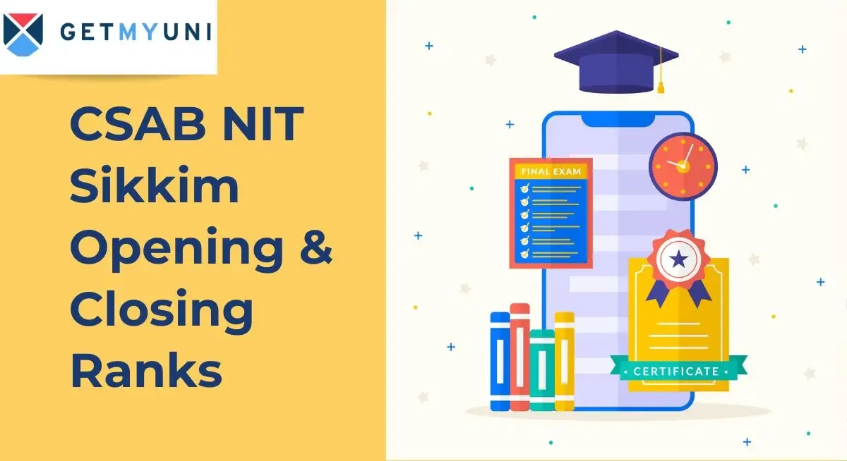 CSAB NIT Sikkim Opening & Closing Ranks 2025