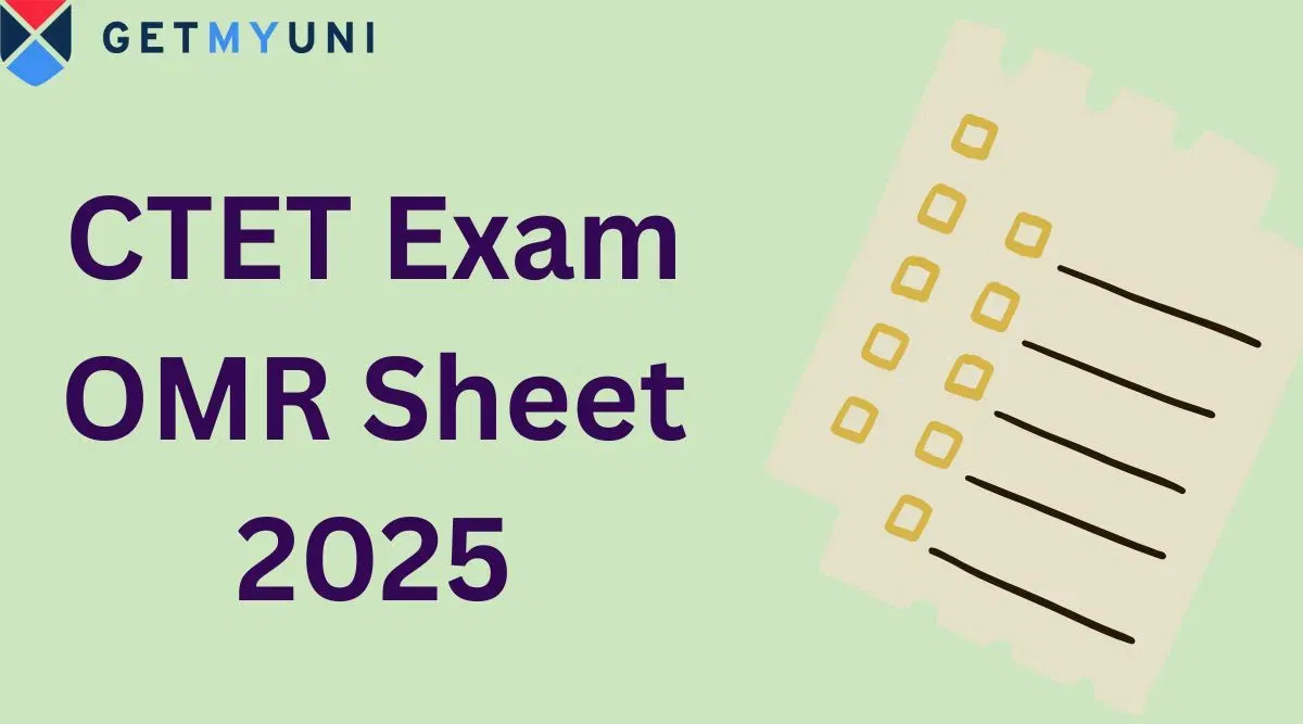 CTET OMR Sheet 2025: Direct Link Download @ctet.nic.in