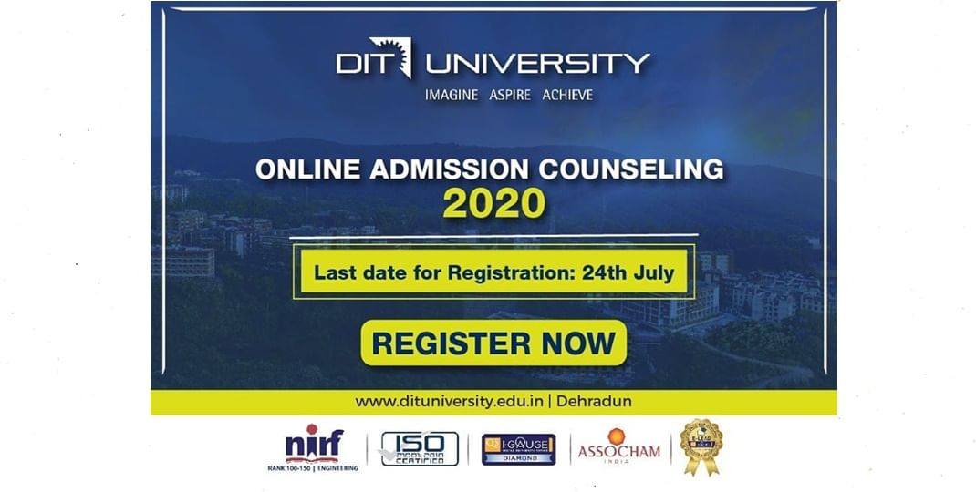 DIT University Announces First Online Admission Counseling for the Year 2020