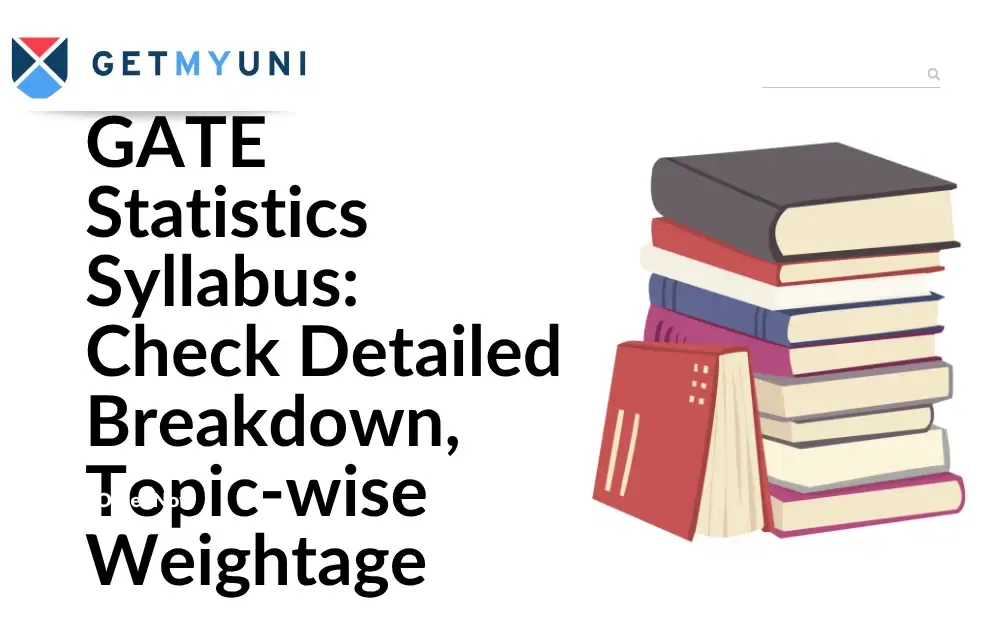 GATE Statistics Syllabus: Check Detailed Breakdown, Topic-wise Weightage