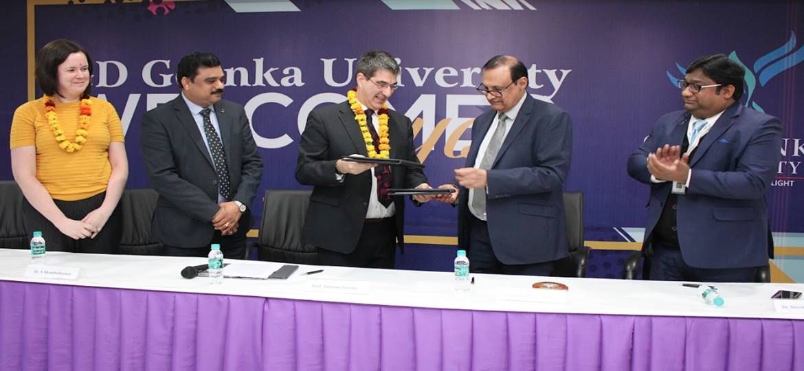 GD Goenka University Signs MoU with Essex University 