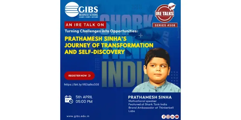 Welcome to the GIBS Celebrity IRE Talk scheduled to be held on April 5, 2023, at 5:00 PM.