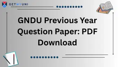 GNDU Previous Year Question Paper: PDF Download