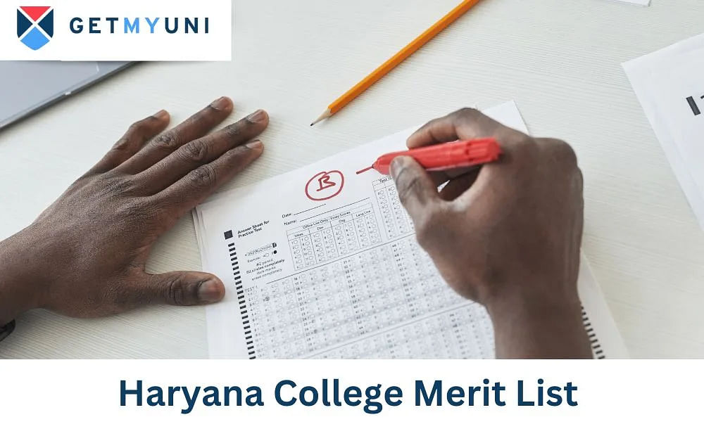 Haryana College Merit List 2024: Download DHE Admission Merit List