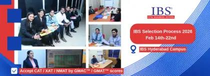 ICFAI Business School Begins IBS Selection Process 2026 at Hyderabad Campus