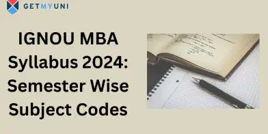 IGNOU MBA Syllabus 2025: Semester Wise PDFs, Evaluation Scheme