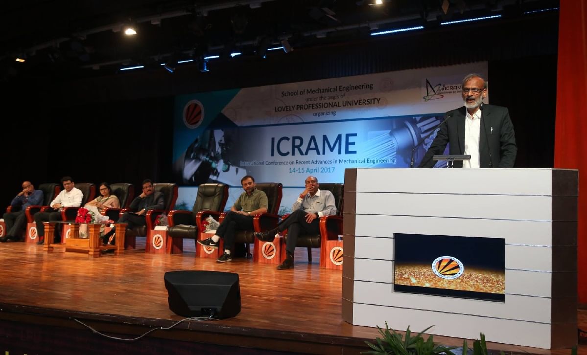 International Conference Organized by The Mechanical Engineering Department of Lovely Professional University [LPU], Jalandhar