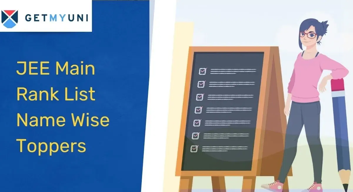 JEE Main Rank List Name Wise 2026: Toppers & Percentile