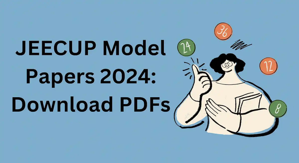 JEECUP Model Papers 2024: Download PDFs
