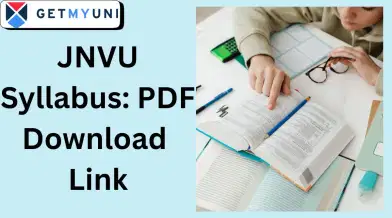 JNVU Syllabus: Check Program-Wise PDF Download Link, Steps, Course Structure