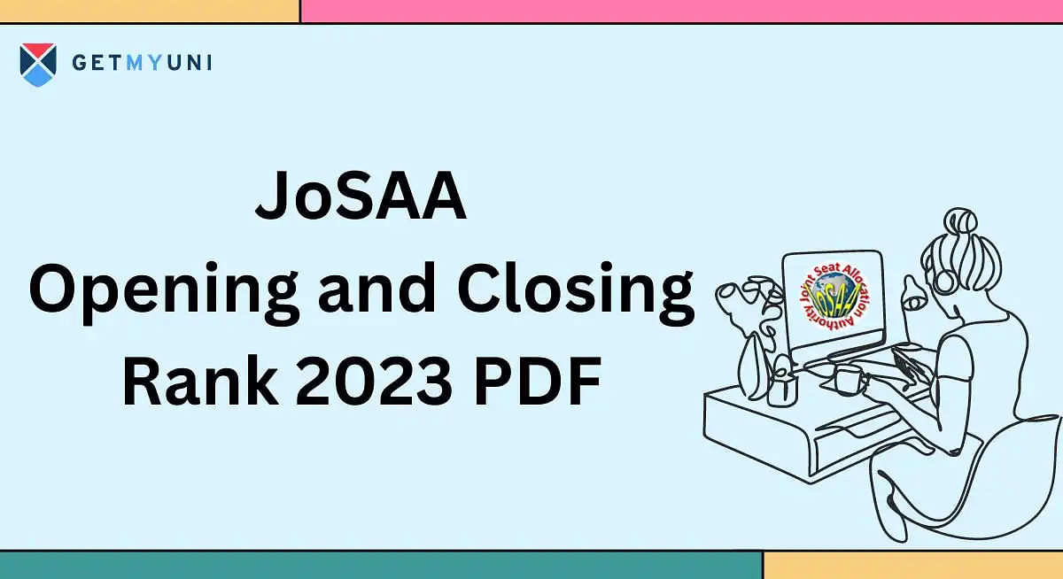 JoSAA Opening and Closing Rank 2023 PDF