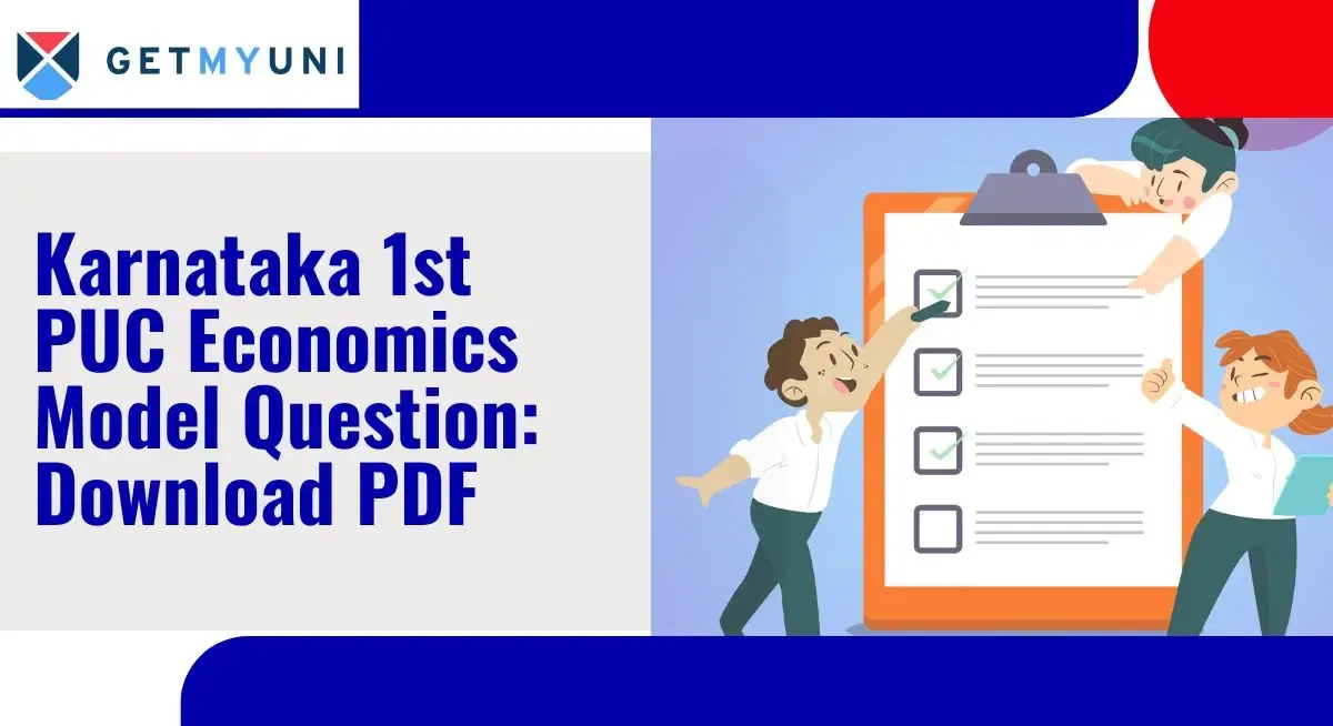 Karnataka 1st PUC Economics Model Question 2025: Download PDF