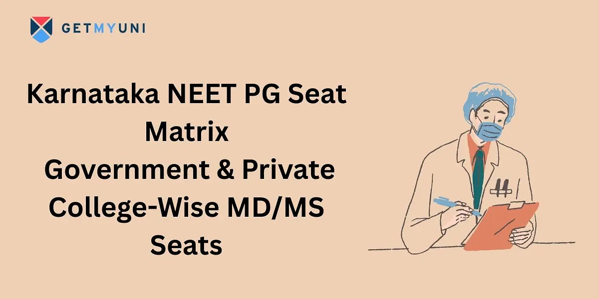 Karnataka NEET PG Seat Matrix 2025: Government & Private College-Wise MD/MS Seats