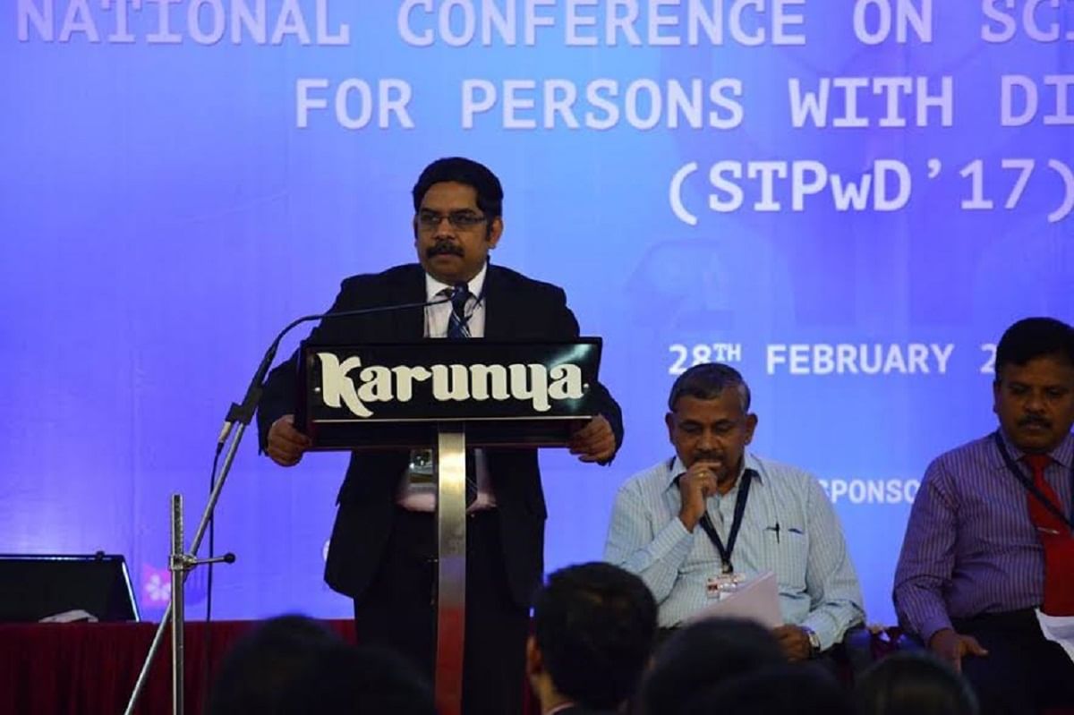 Karunya University Held a National Conference on Science and Technology for Specially Abled Persons