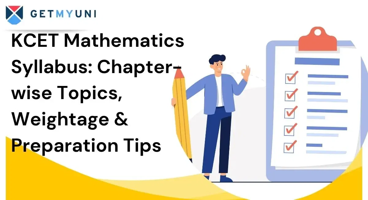 KCET Mathematics Syllabus 2026: Chapter-wise Topics, Weightage & Preparation Tips