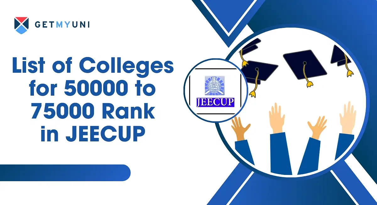 List of Colleges for 50000 to 75000 Rank in JEECUP