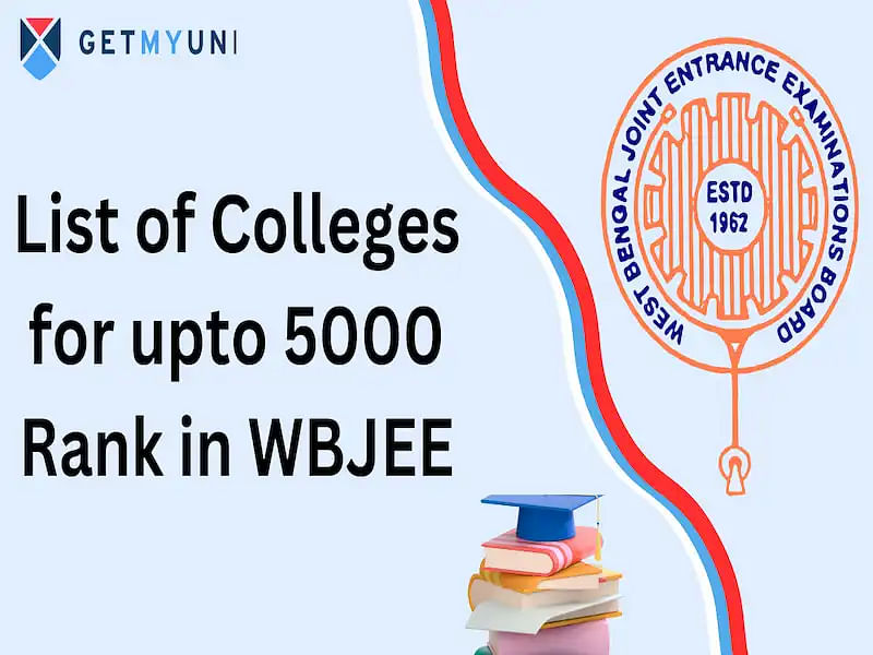 List of Colleges for upto 5000 Rank in WBJEE
