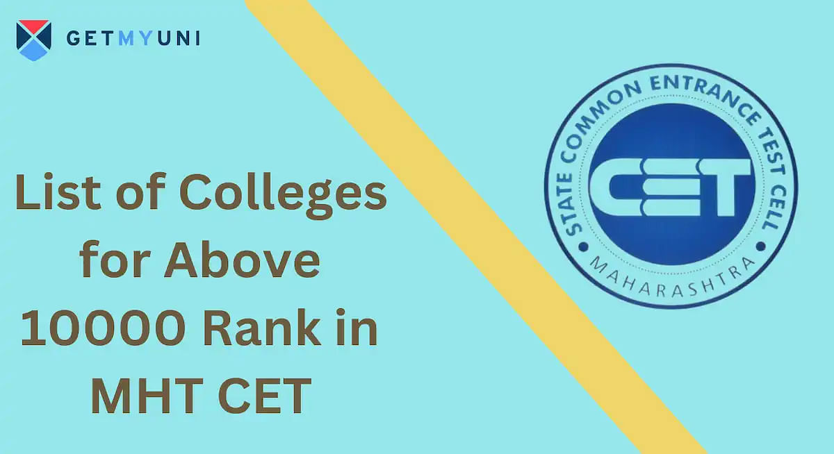 List of Colleges for above 100000 Rank in MHT CET